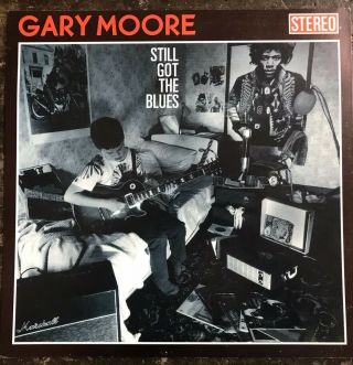 Gary Moore Still Got The Blues 2 - Sided Promo Poster Flat 12”x 12” N/m