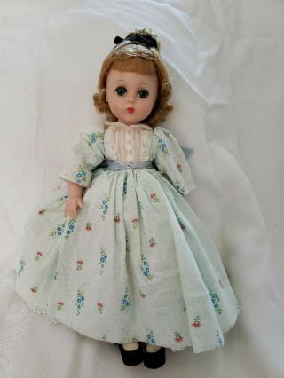 Madame Alexander Lissy Doll Amy Little Women 11 " - 12 " 1957 Light Green Vintage