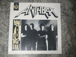 Anthrax Volume 8 The Threat is Real Poster 2 - Sided Flat Square 1998 Promo 12x12 2