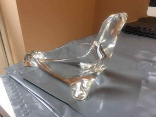 Vintage Glass Seal Figurine Ornament With Back Open For Keys Or Small Things
