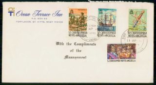 Mayfairstamps St Christopher Nevis Anguilla Ships And Pirate Ocean Terrace Inn C