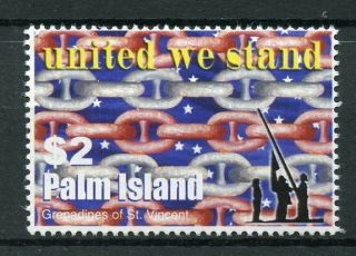 Palm Island Gren St Vincent 2003 Mnh United We Stand 1v Set Military War Stamps