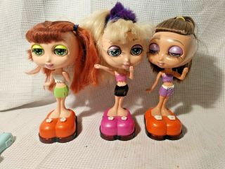 3 1999 Mattel 9 " Talking Diva Stars Doll,  7 Outfits,