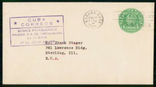 Mayfairstamps Habana 1949 J Mrio 1 Cent First Day Cover Wwg19363