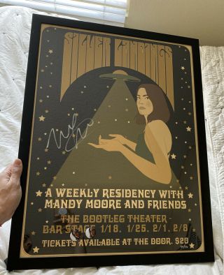 Autographed Mandy Moore Silver Landings Concert Poster (hand Numbered/signed)