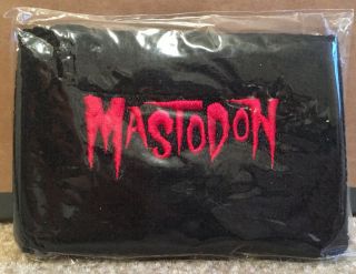 Mastodon Limited Edition Terrycloth Sweatband W/ Zippered Storage Pouch