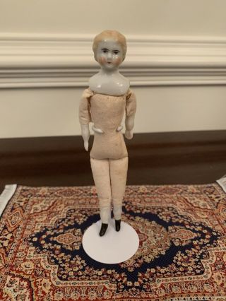Antique Pretty Little 6” German China Head Doll Dollhouse Size