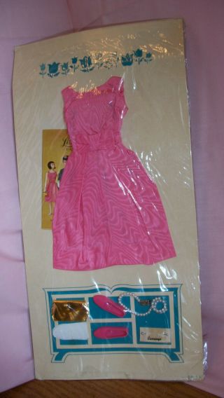 Vintage Judy Littlechap Party dress outfit never removed from card with cello 2