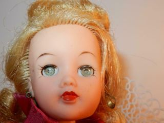 Vintage Ideal Little Miss Revlon Doll Vt - 10 1/2 W/ Sparkle Heels & Dress Cute