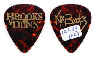 Vintage Brooks & Dunn Kix Brooks Signature Guitar Pick - 1994 Tour - 12/1/94