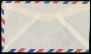 HABANA AD 1959 COVER MITH TEXTILE AIR MAIL 2