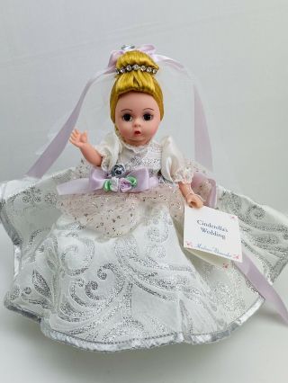 Madame Alexander Doll 8 Inch Cinderella’s Wedding 13490 Box Hang Tag