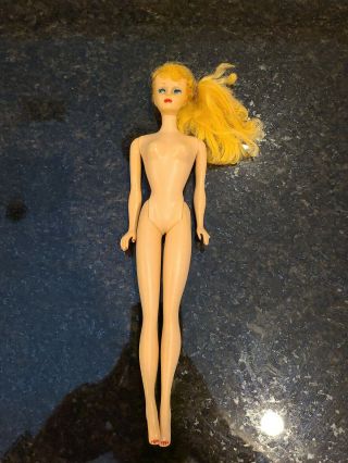 Vintage 1960s 5 Blonde Ponytail Barbie