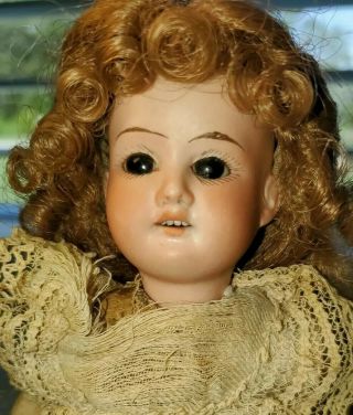 Antique Armand Marseille Bisque Head 9 1/2 " Doll 390 A 10/0 M Made In Germany
