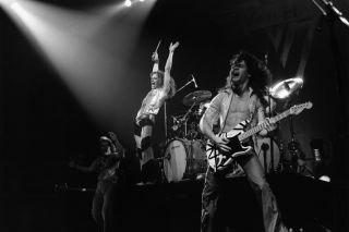 Very Early David Lee Roth Eddie Van Halen 8x10 Photo - Too Cool Guitar