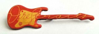 Rare 1978 Dire Straits Promo Guitar Pin " Live At Cologne "