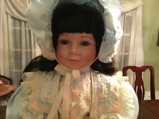 Rare Porcelain Doll “Charlene “ by William Tung 20” 782/1000 2