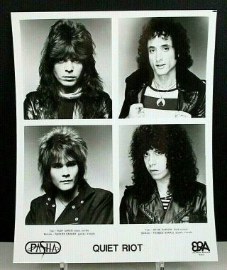 Quiet Riot Metal Health,  8x10 Glossy Pr Photo,  Epic/pasha Promo (1983)