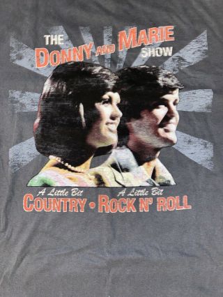 Donny And Marie Show T - Shirt Collector Xl