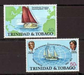 Trinidad & Tobago 1974 World Voyage Mnh Set