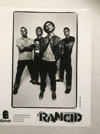 Rancid: Official Promo Photo.  Tim Armstrong