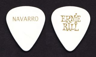 The Panic Channel Dave Navarro White Guitar Pick - 2006 Tour