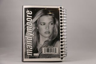 Mandy Moore Official Merchandise Black Paged Mini Notebook  2000 2