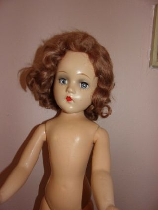 Antique Vintage M.  Alexander 18  Composition Nude Doll.
