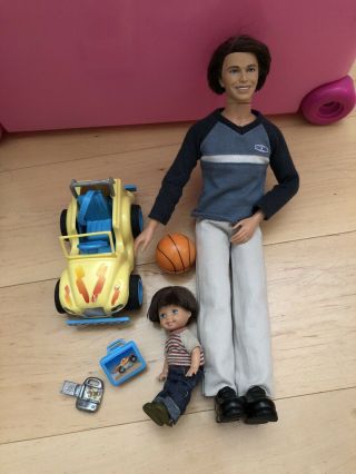 Happy Family Barbie Midge Alan Ryan Baby Birthday Car Doll Complete Set Playset