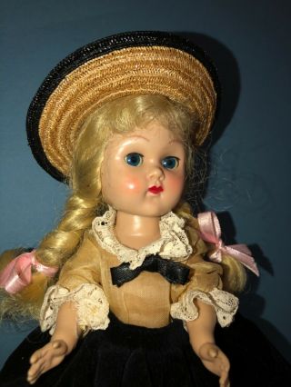 Vintage Vogue Ginny Doll In Her 1952 Vogue Tagged Ginny Series Velvet Dress
