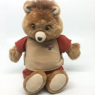 Vintage Teddy Ruxpin 1985 World Of Wonder Toy - Tape & Eyes Work - Mouth Doesn 