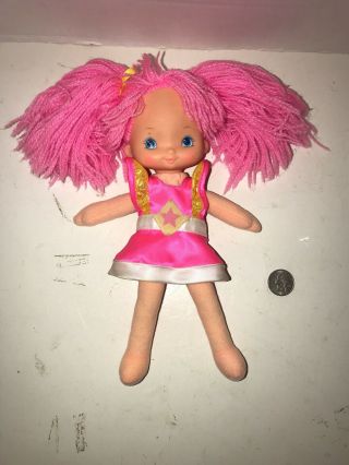 Vintage Hallmark Mattel 1983 Rainbow Brite Tickled Pink Doll 10 Inch Rare