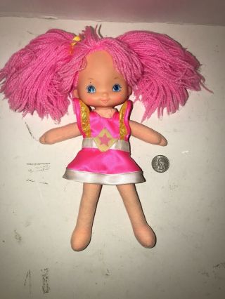 Vintage Hallmark Mattel 1983 Rainbow Brite Tickled Pink Doll 10 Inch Rare 2