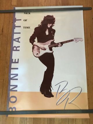Bonnie Raitt Nick Of Time 24x36 Promo Poster