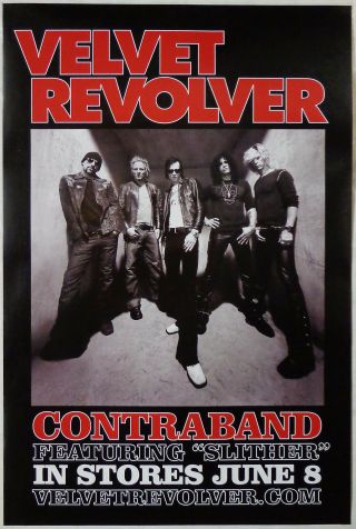 Velvet Revolver - Contraband - Rolled Rock Promo Poster (2004)