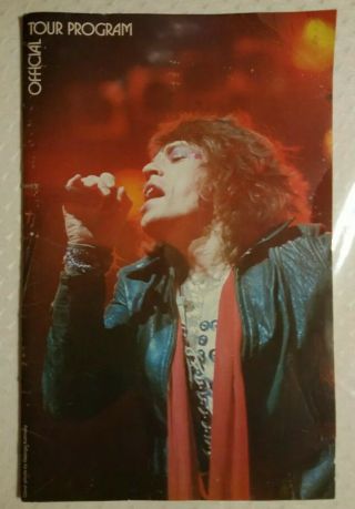 The Rolling Stones Tour Of The Americas 1975 Official Tour Program Orig Vintage