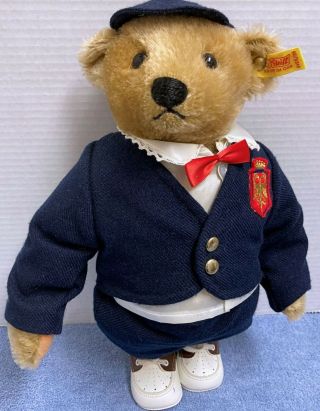 Steiff Margaret Strong Museum Mohair Teddy Bear - Victorian School Boy 0155/35 Ids