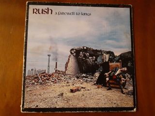 1977 Rush A Farewell To Kings Vinyl Record Music