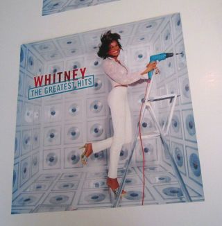 Whitney Houston 2000 Double Sided Promo Poster Flat