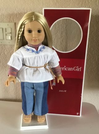 American Girl Julie Doll In Outfit And Box