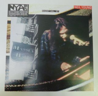 Neil Young Promo Poster - Massey Hall 1971