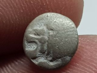 Museum Quality Rare Ancient Greek Silver Coin Ionia Miletos 0,  8 Gr 9 Mm