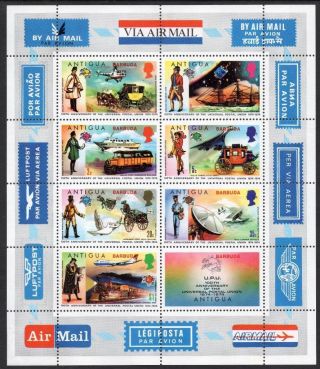 Barbuda Mnh 1974 Sg162 100th Anniversary Of The Universal Postal Union Upu