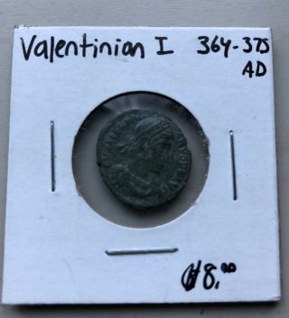Valentinian I 364 - 375 Ad Ancient Coin Roman