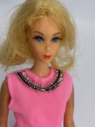 Vintage 1966 Barbie Twist N Turn Doll - Bendable Eyelash Legs 1966 Mattel Marlo?