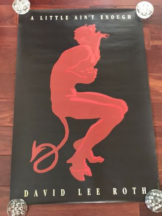 Vintage David Lee Roth Poster A Little Ain 