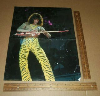 Vintage 1980s Eddie Van Halen 80s Poster 10 1/2 X 13