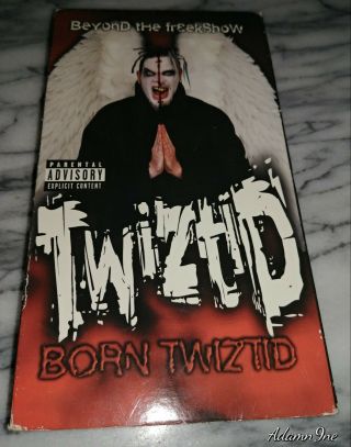 Vintage Twiztid " Born Twiztid " Vhs Tape Icp Juggalo Insane Clown Posse