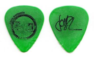 Alanis Morissette Signature Concert - Green Tour Guitar Pick