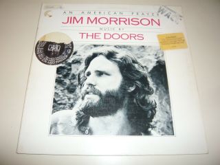 The Doors An American Prayer Jim Morrison 1978 Promo Lp Vinyl Record Album